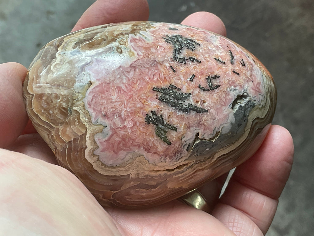 264g Rhodochrosite One Side Polished Specimen