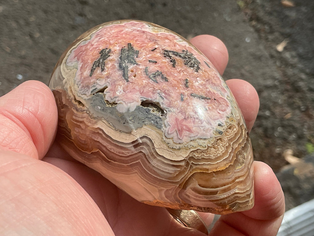 264g Rhodochrosite One Side Polished Specimen