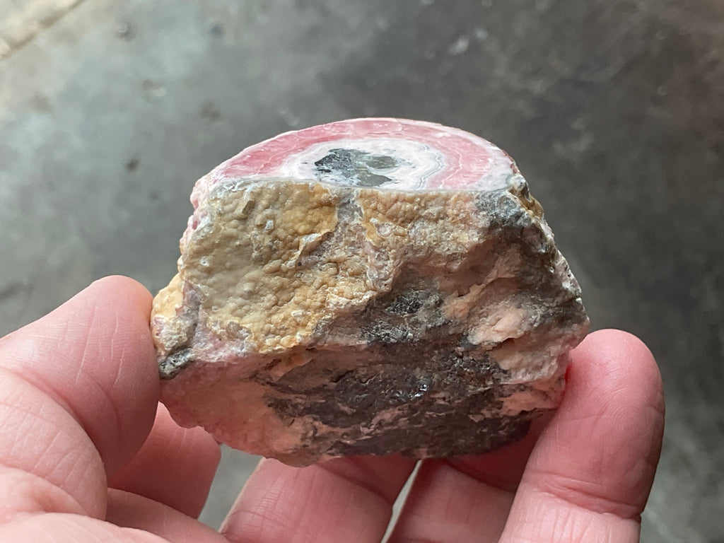 170g Rhodochrosite Polished Stalactite Specimen A