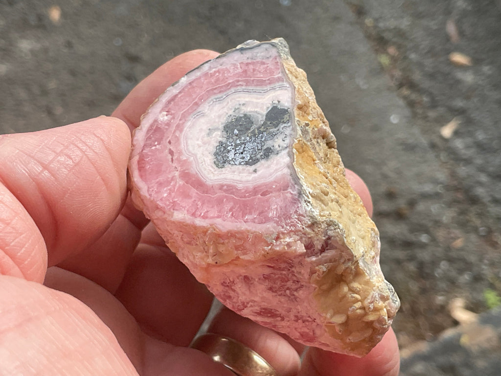 170g Rhodochrosite Polished Stalactite Specimen A