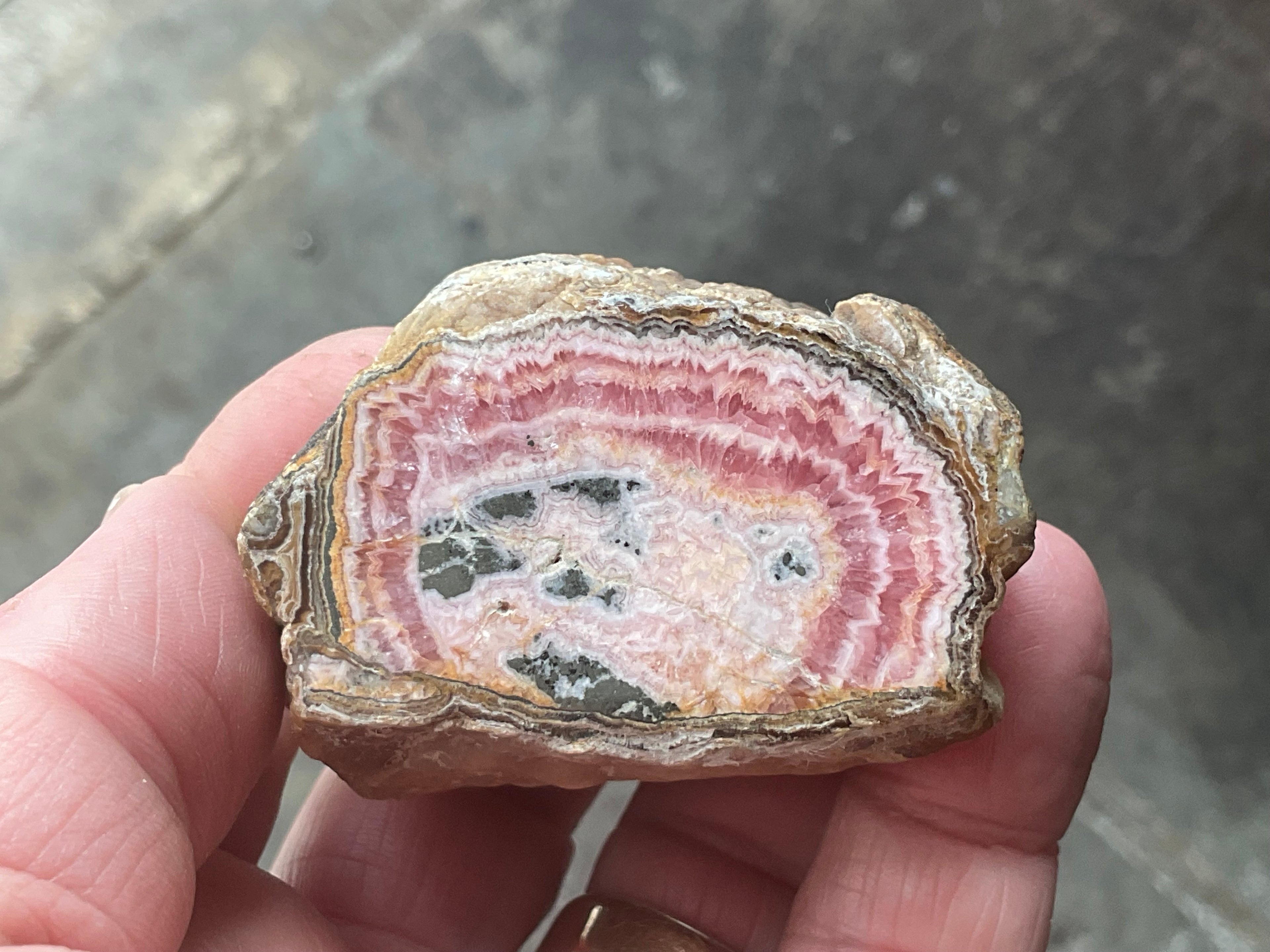176g Rhodochrosite Stalactite Polished Specimen B