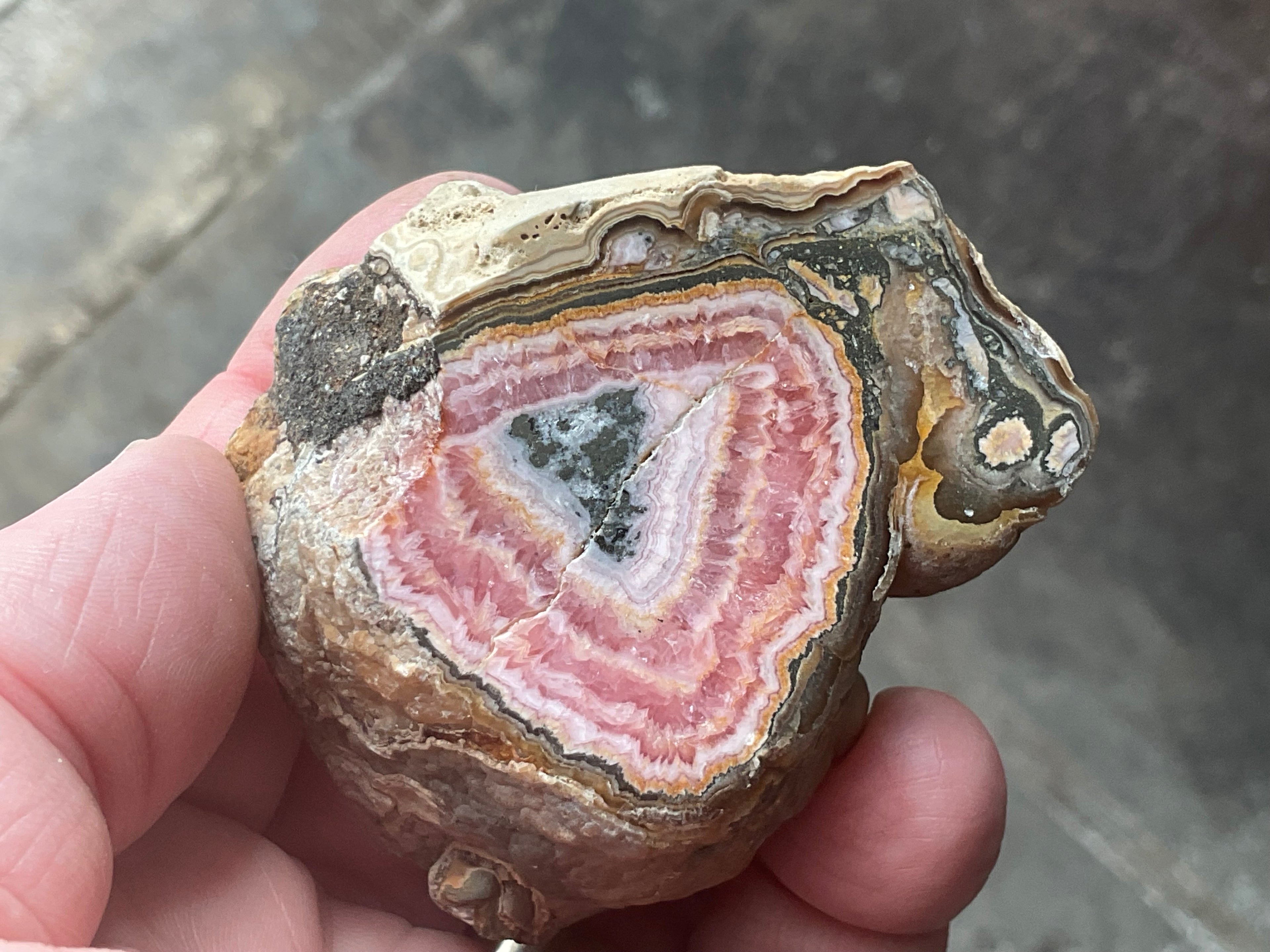 176g Rhodochrosite Stalactite Polished Specimen B