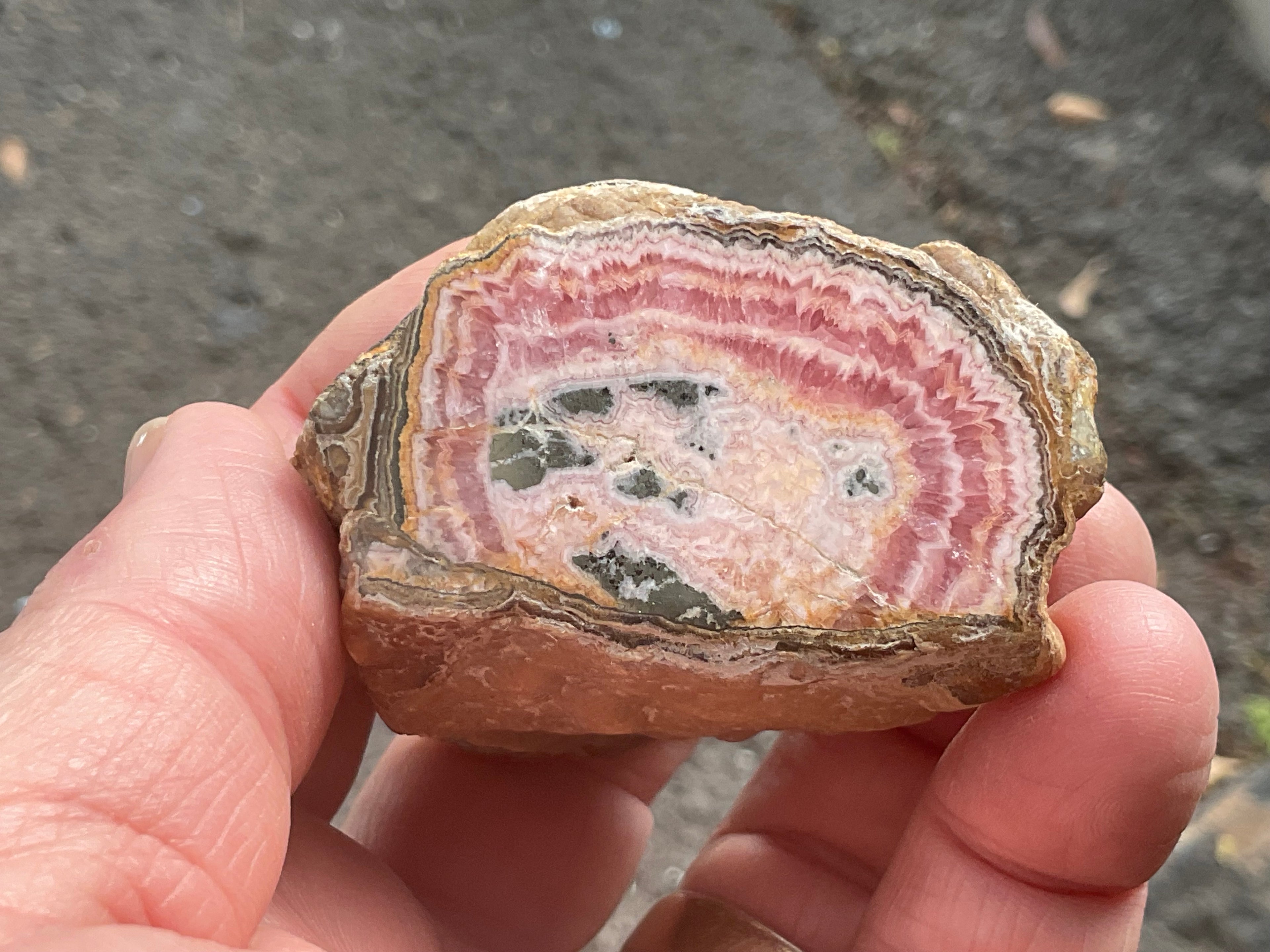 176g Rhodochrosite Stalactite Polished Specimen B