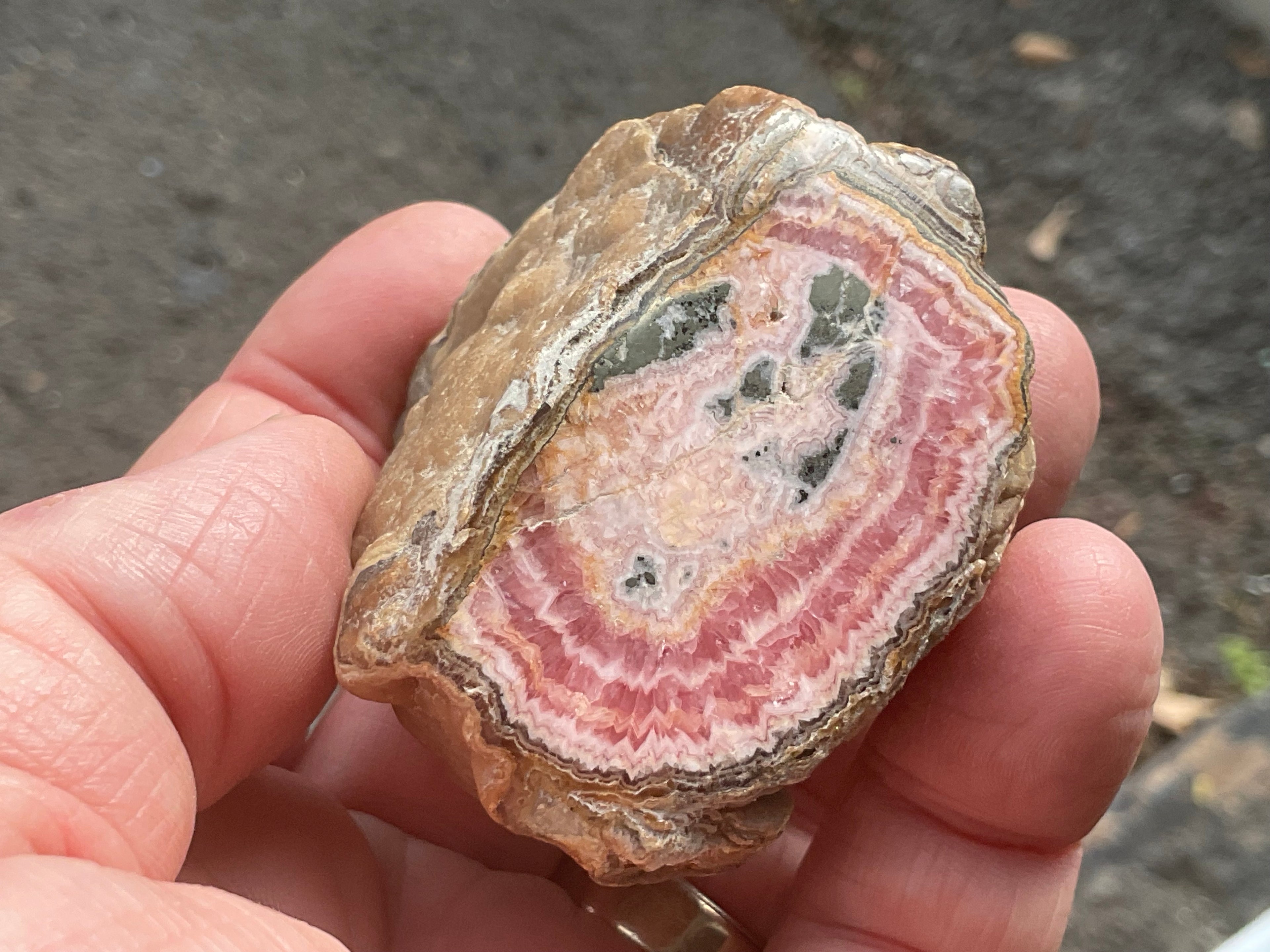 176g Rhodochrosite Stalactite Polished Specimen B