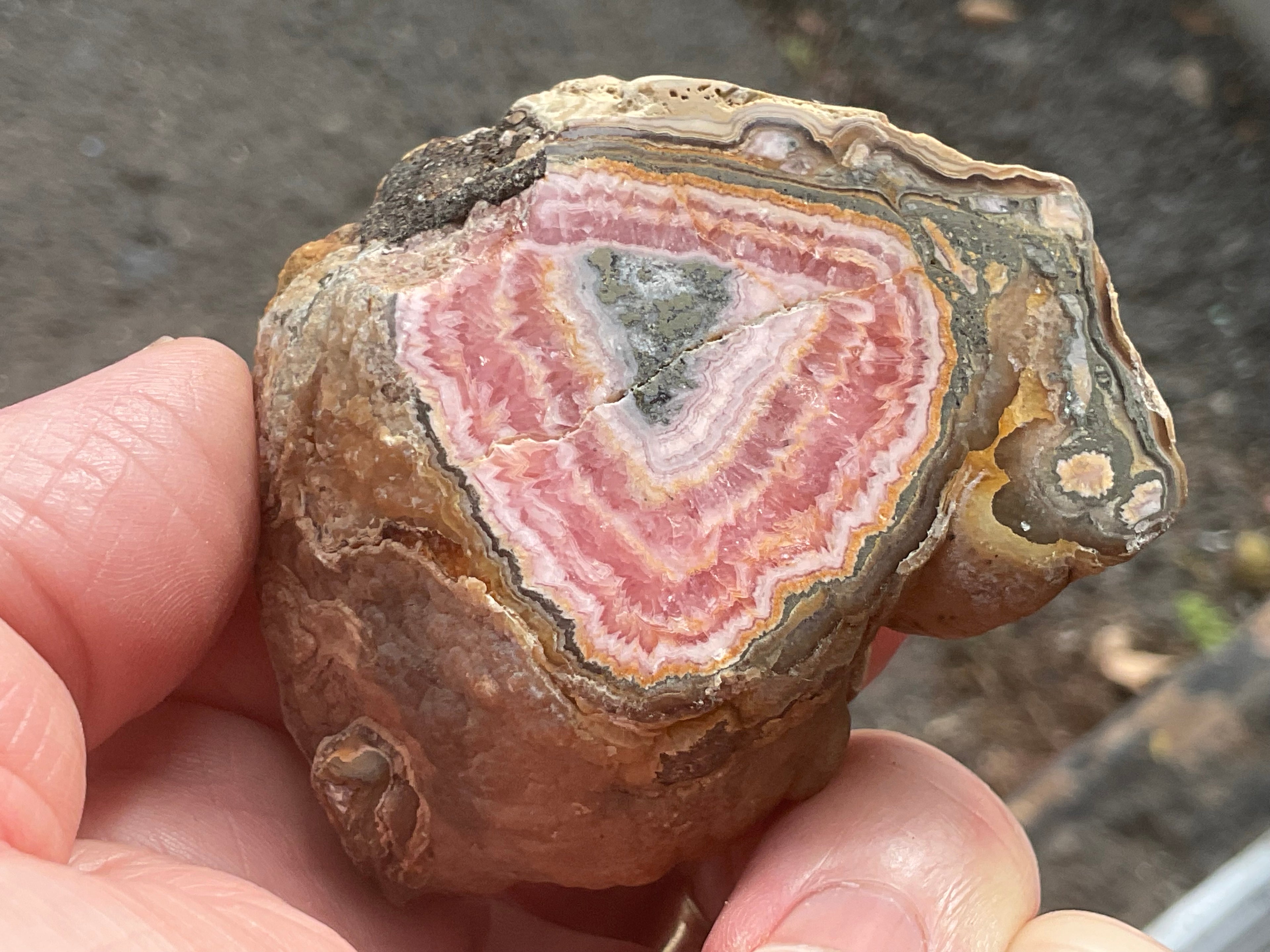 176g Rhodochrosite Stalactite Polished Specimen B