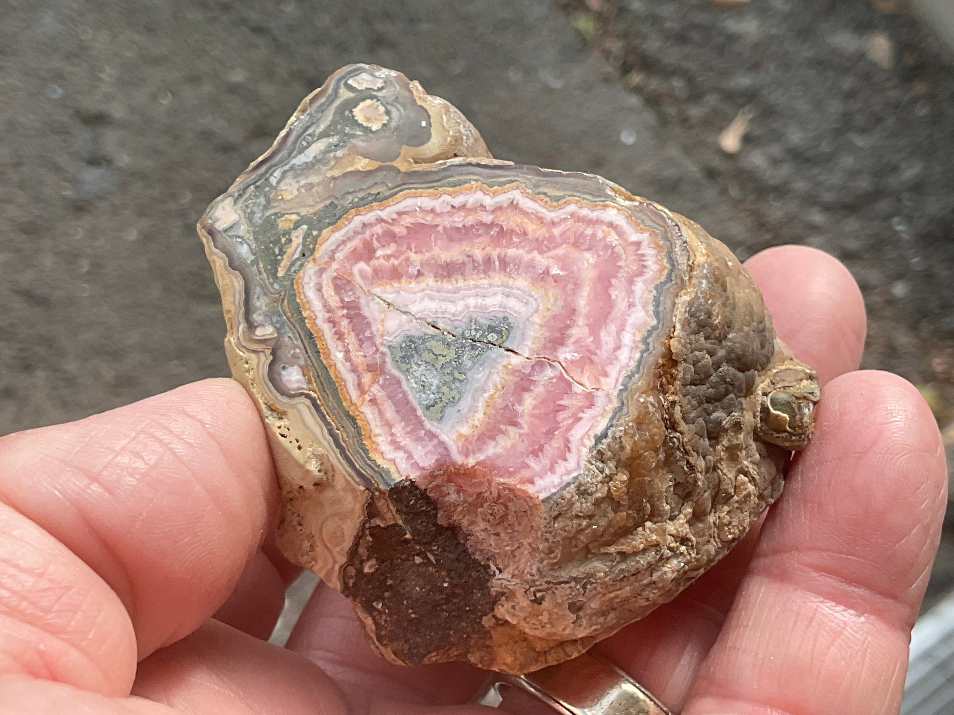 176g Rhodochrosite Stalactite Polished Specimen B