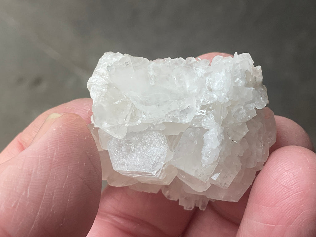 24g Clear Hexagonal Calcite Specimen 1A from Hunan, China