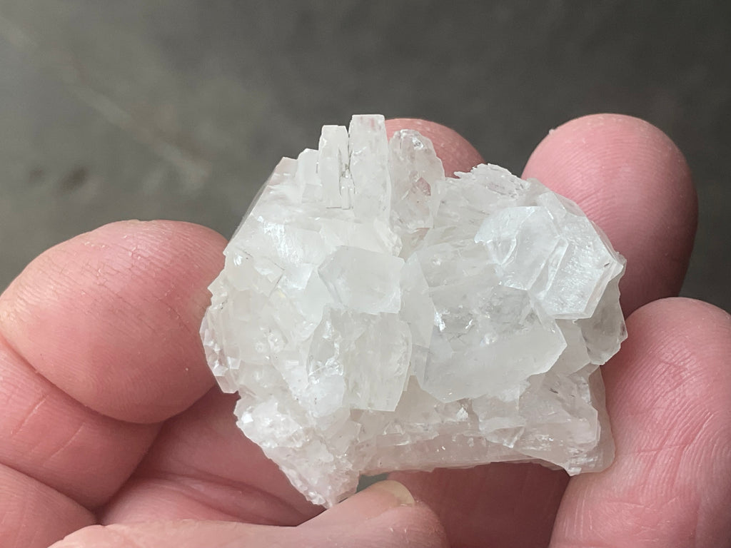 24g Clear Hexagonal Calcite Specimen 1A from Hunan, China
