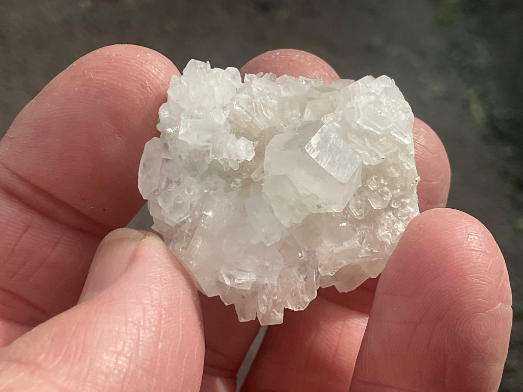 24g Clear Hexagonal Calcite Specimen 1A from Hunan, China