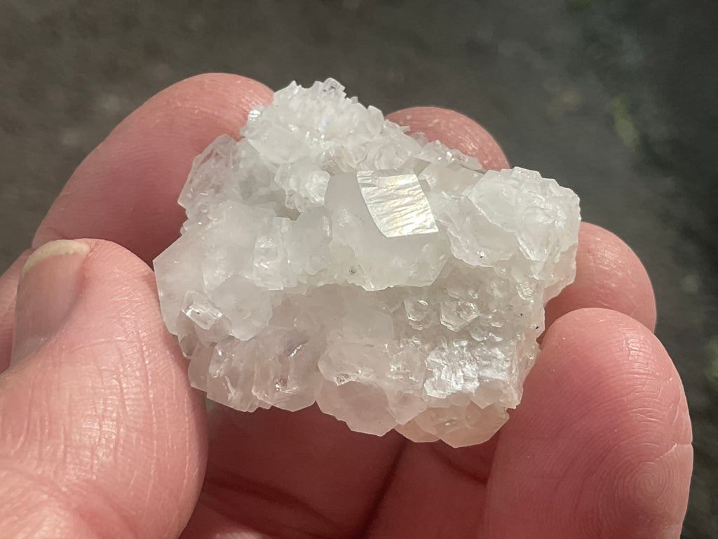 24g Clear Hexagonal Calcite Specimen 1A from Hunan, China