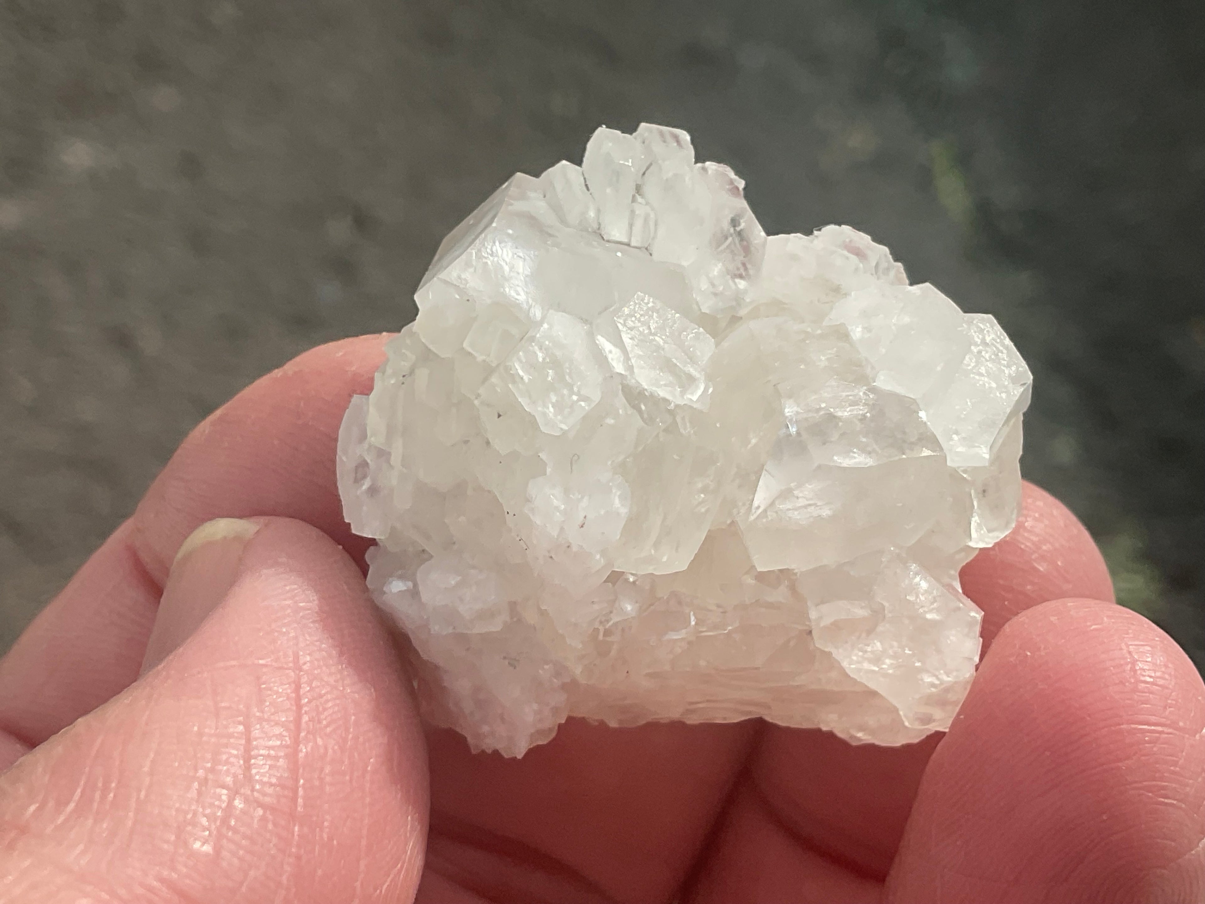 24g Clear Hexagonal Calcite Specimen 1A from Hunan, China