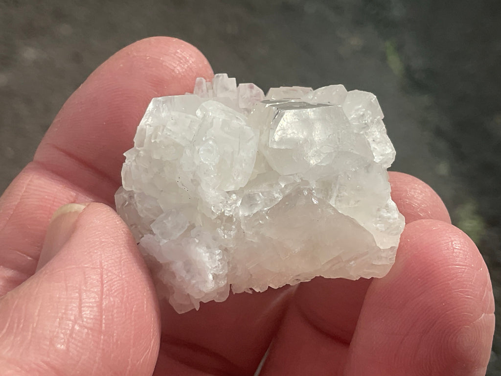 24g Clear Hexagonal Calcite Specimen 1A from Hunan, China
