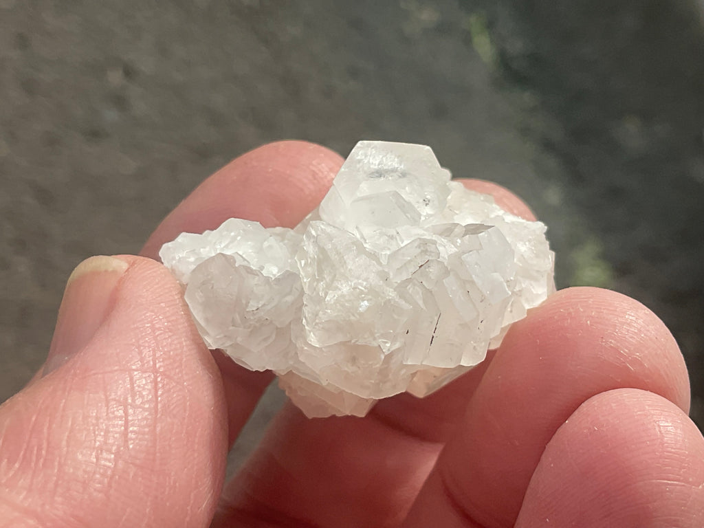 24g Clear Hexagonal Calcite Specimen 1A from Hunan, China