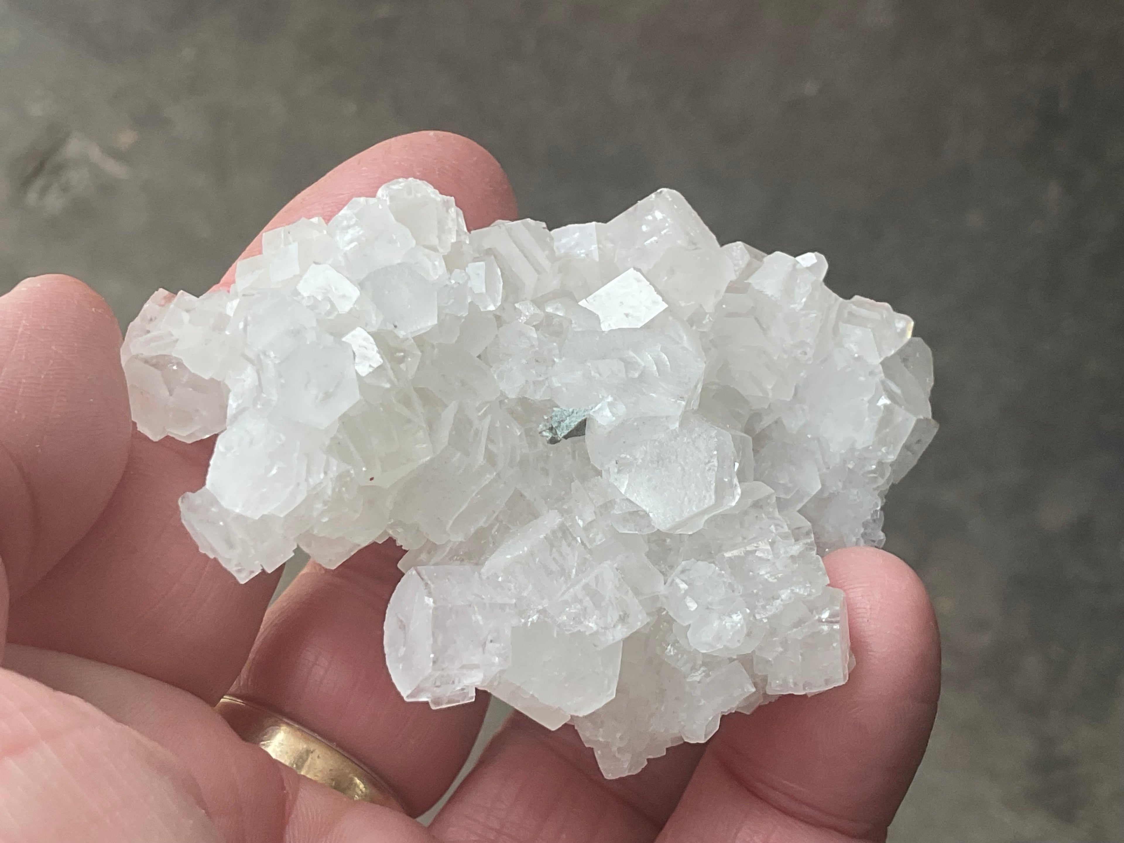 78g Clear Hexagonal Calcite Specimen 2A from Hunan, China