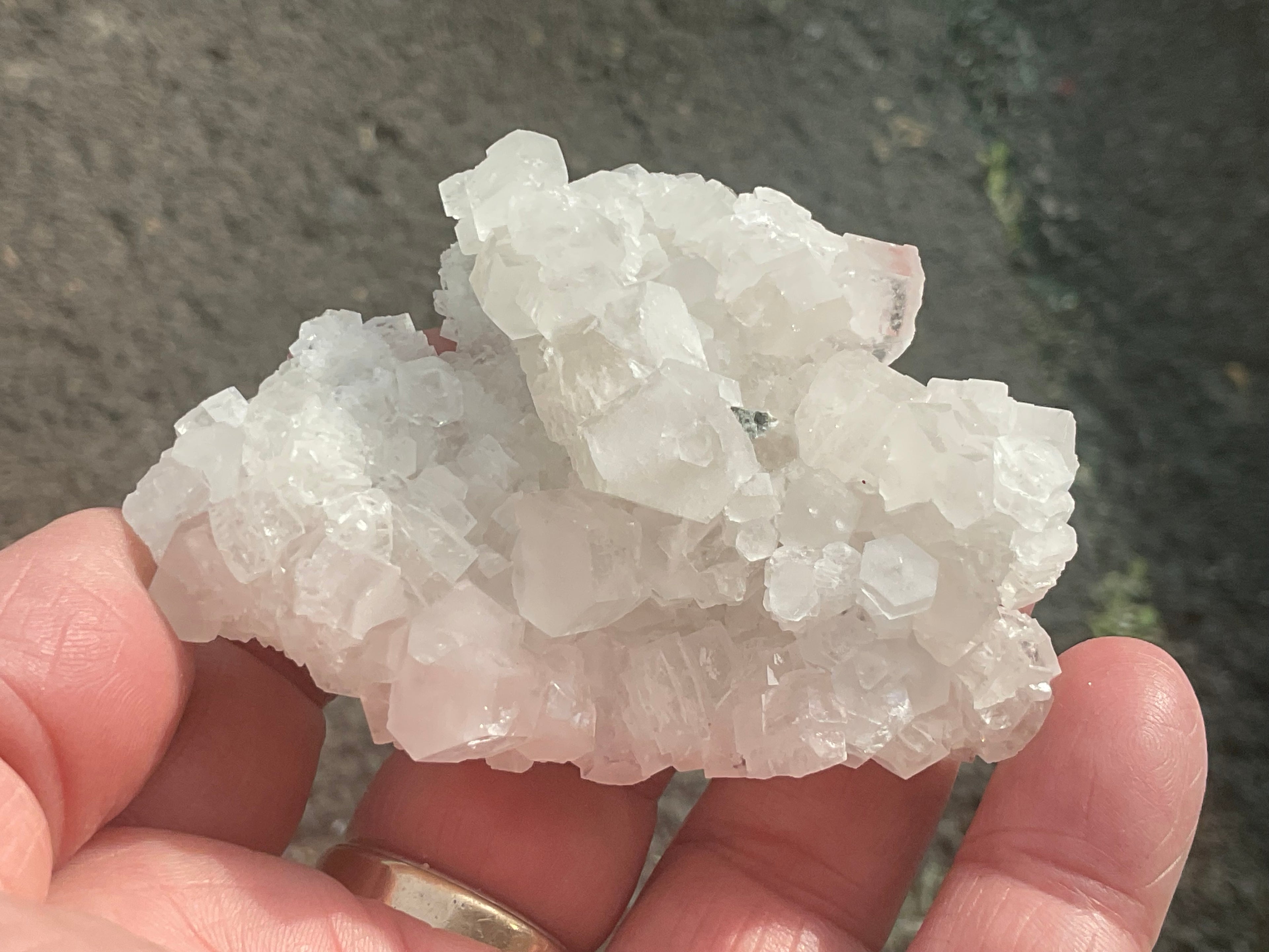 78g Clear Hexagonal Calcite Specimen 2A from Hunan, China