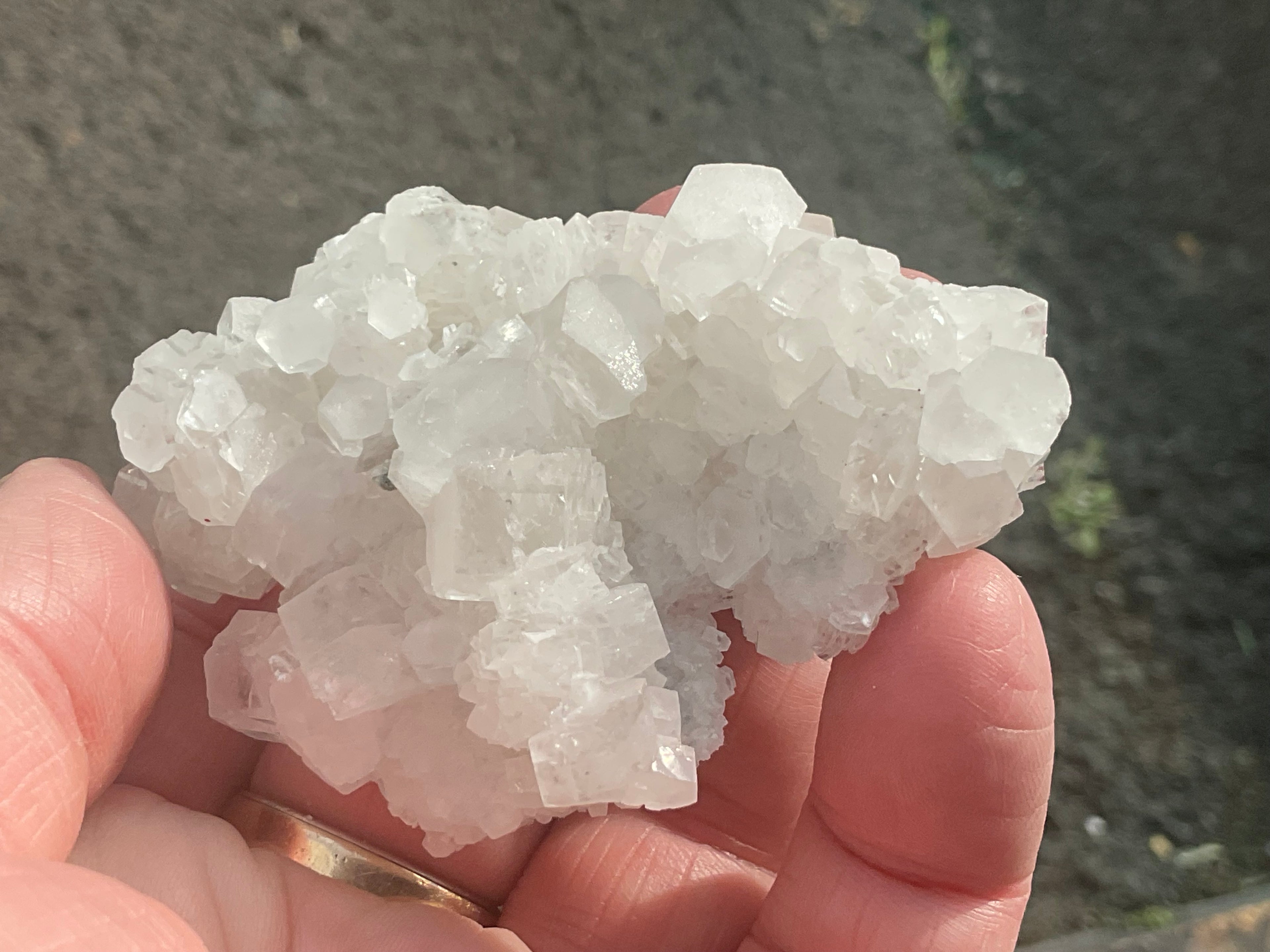 78g Clear Hexagonal Calcite Specimen 2A from Hunan, China