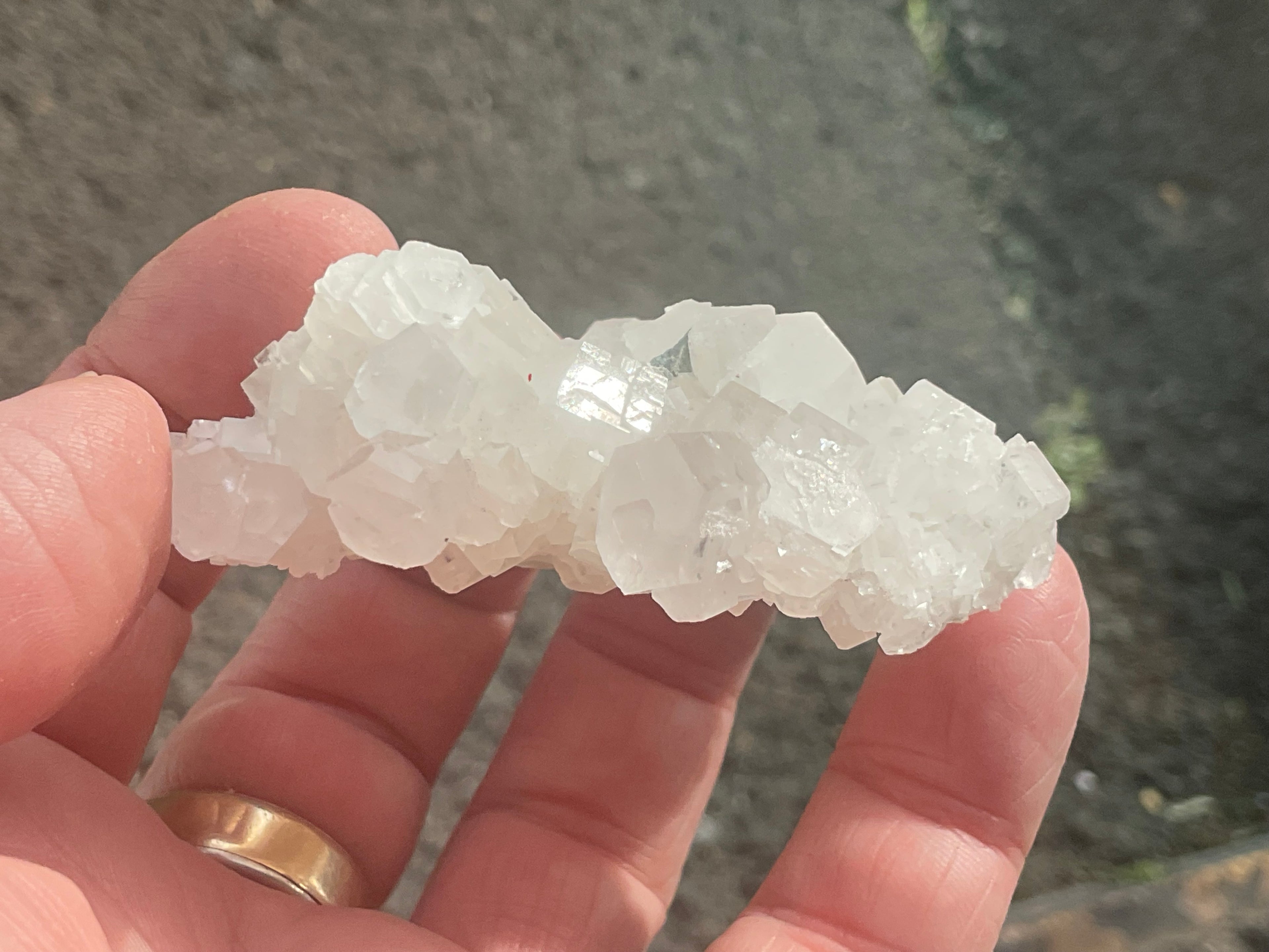 78g Clear Hexagonal Calcite Specimen 2A from Hunan, China