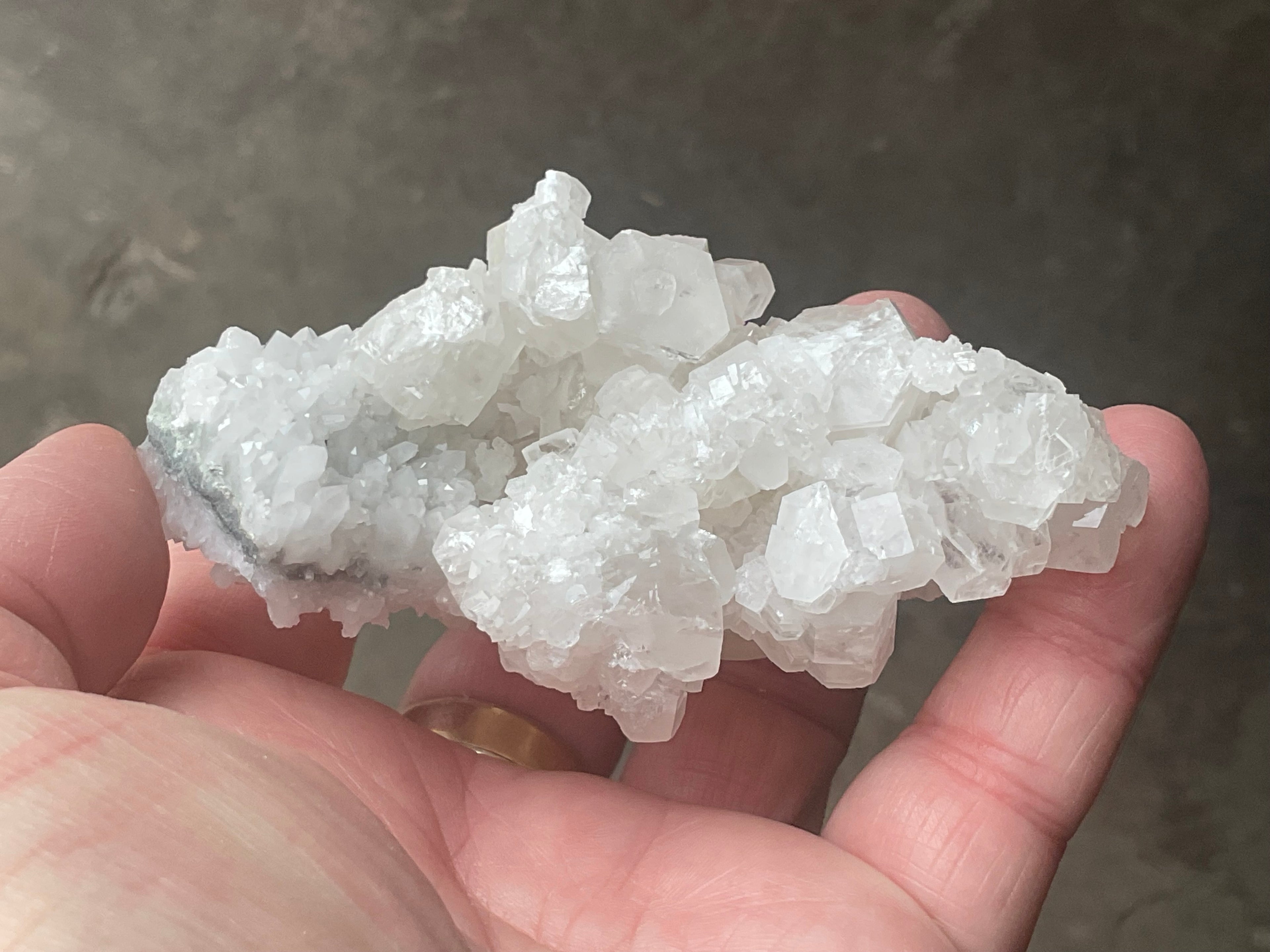 124g Clear Hexagonal Calcite Specimen 3B from Hunan,China