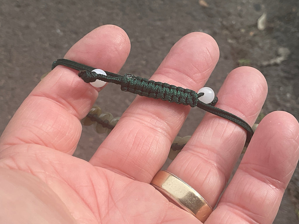 Jadeite Small Disc Adjustable bracelet from Myanmar