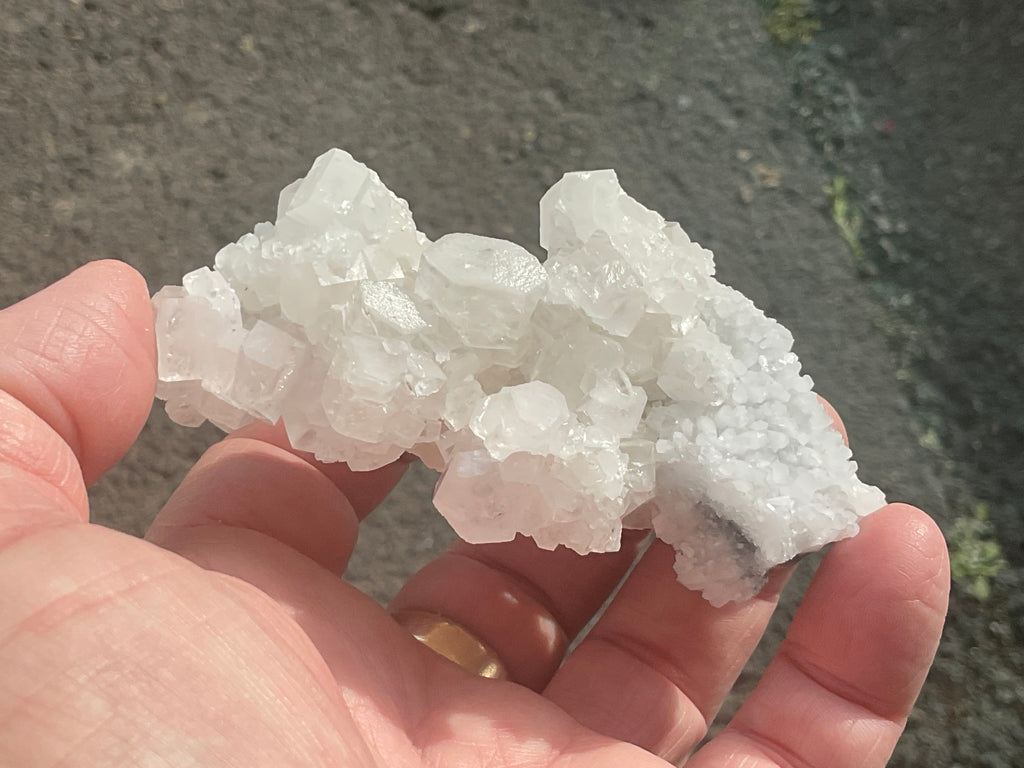 124g Clear Hexagonal Calcite Specimen 3B from Hunan,China