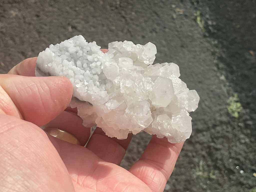 124g Clear Hexagonal Calcite Specimen 3B from Hunan,China
