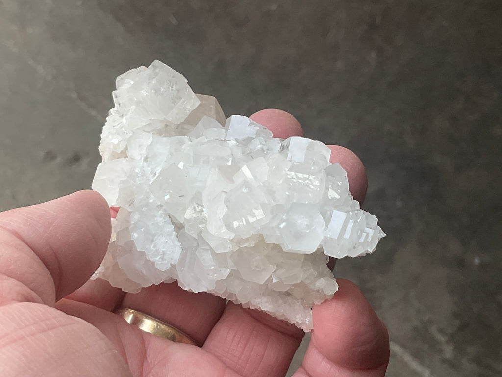 98g Clear Hexagonal Calcite Specimen 3A from Hunan, China