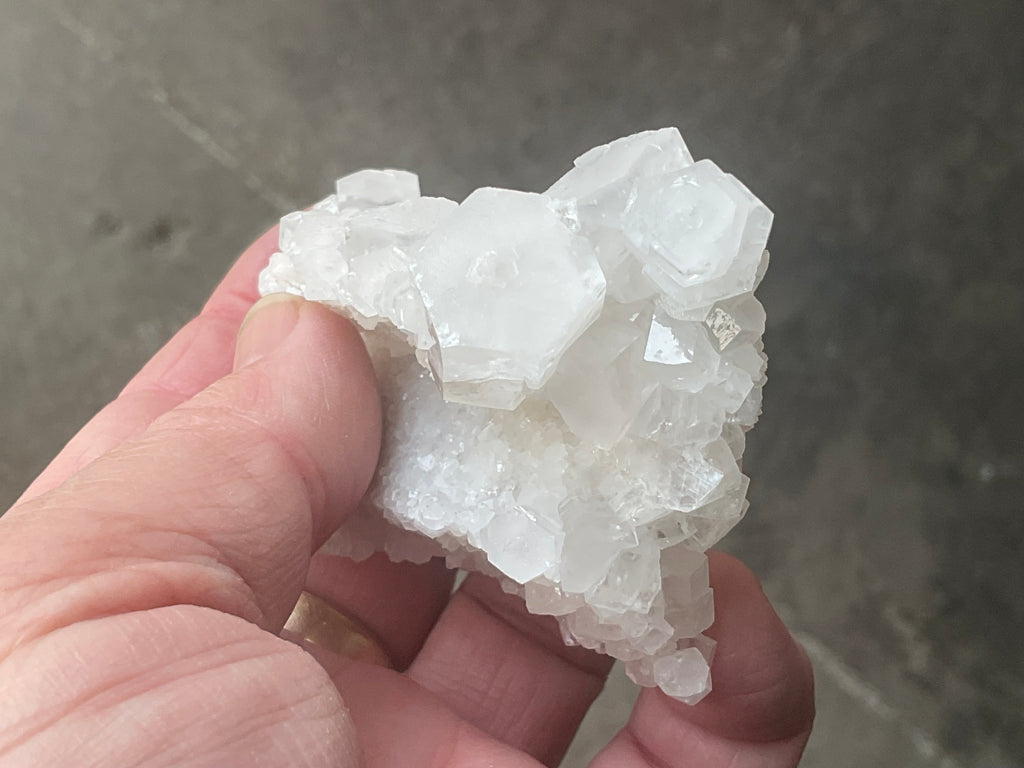 98g Clear Hexagonal Calcite Specimen 3A from Hunan, China