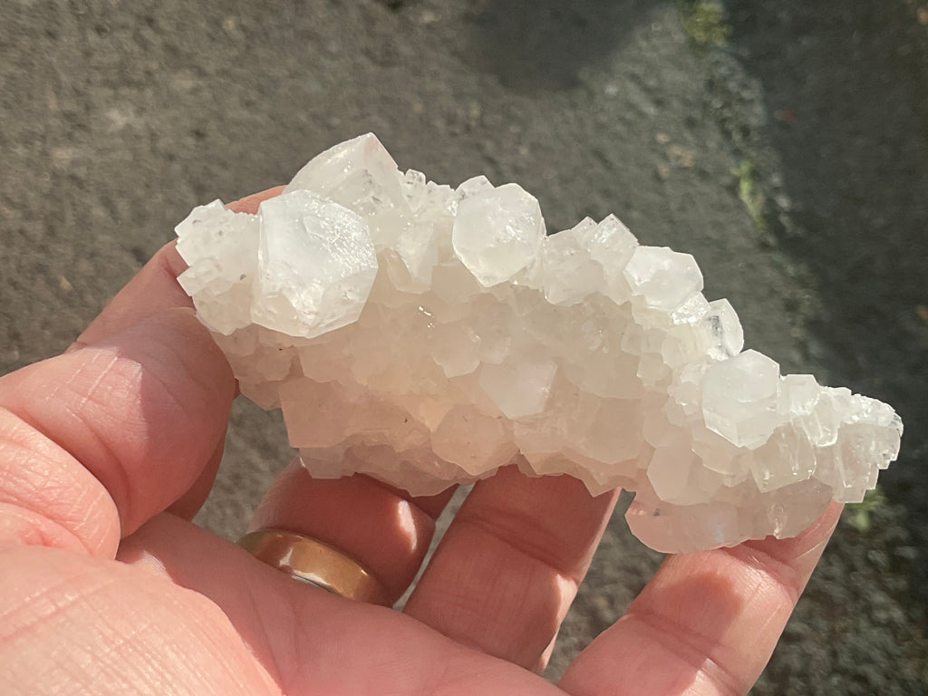 98g Clear Hexagonal Calcite Specimen 3A from Hunan, China