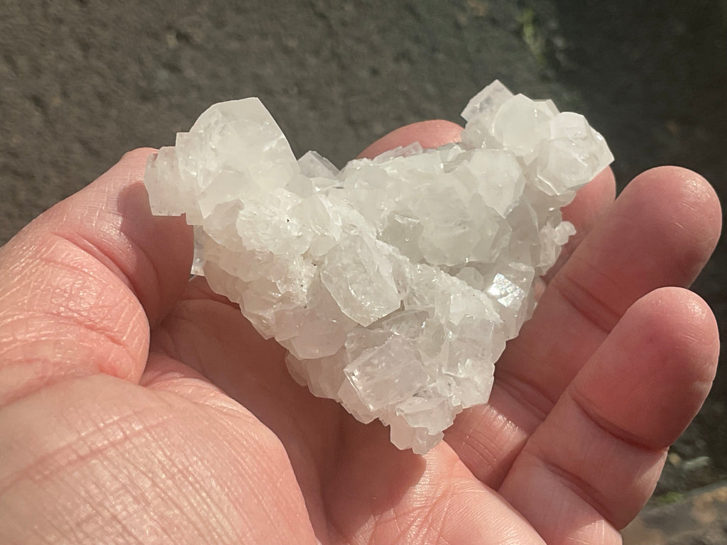 98g Clear Hexagonal Calcite Specimen 3A from Hunan, China