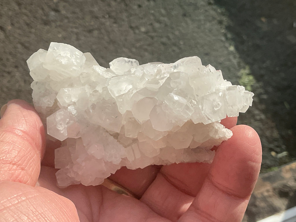 98g Clear Hexagonal Calcite Specimen 3A from Hunan, China