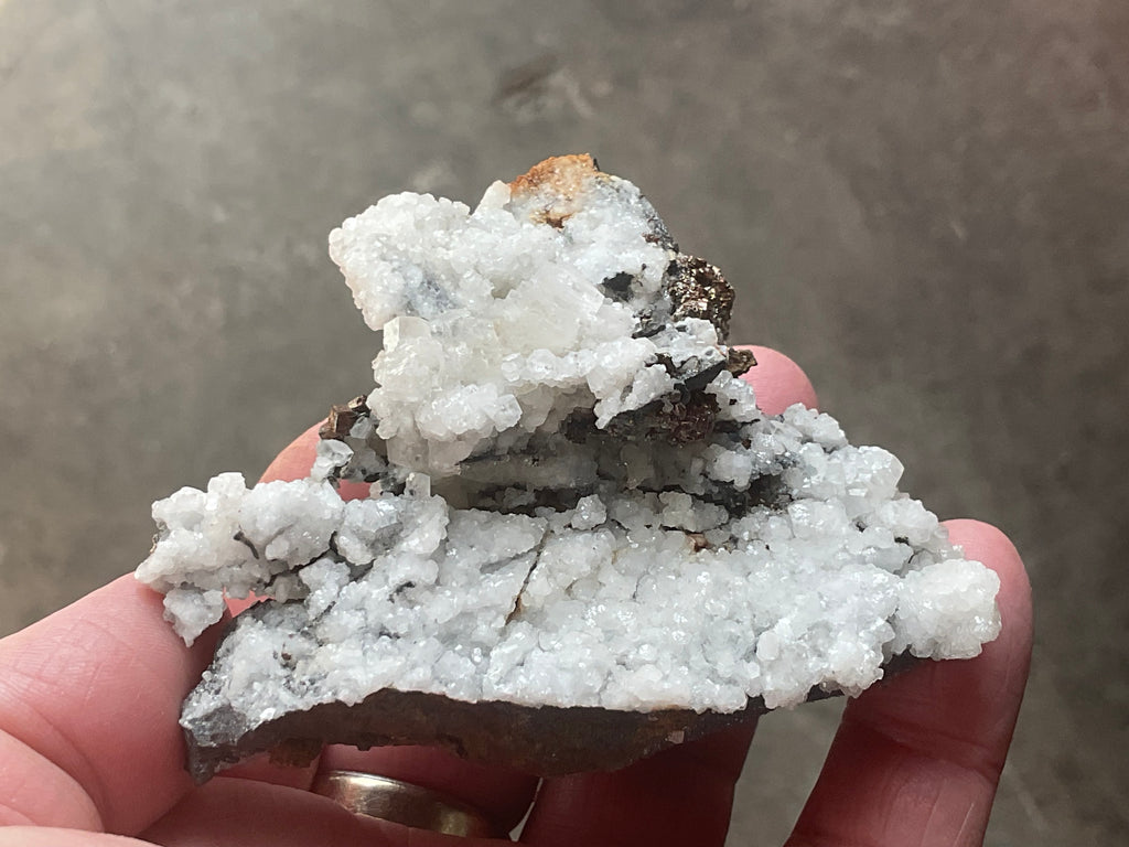 134g Calcite with Chalcopyrite Specimen A from Hunan, China