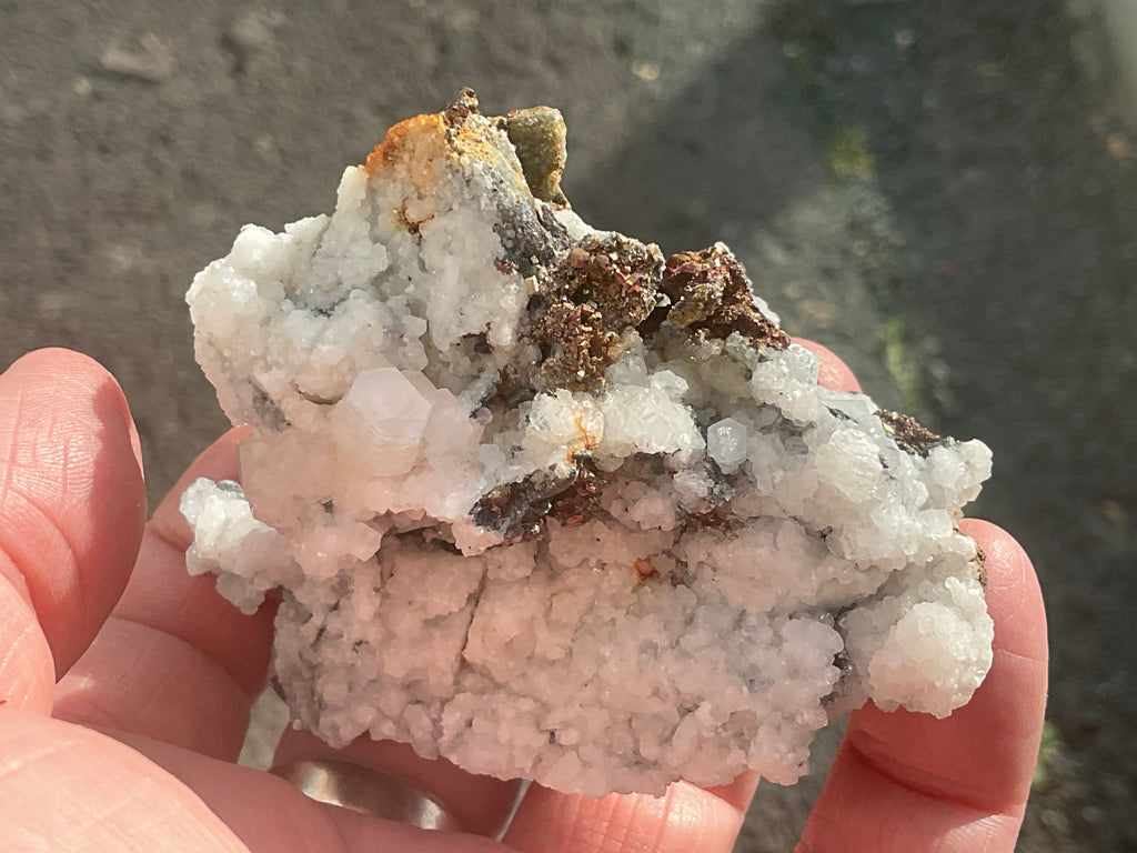 134g Calcite with Chalcopyrite Specimen A from Hunan, China