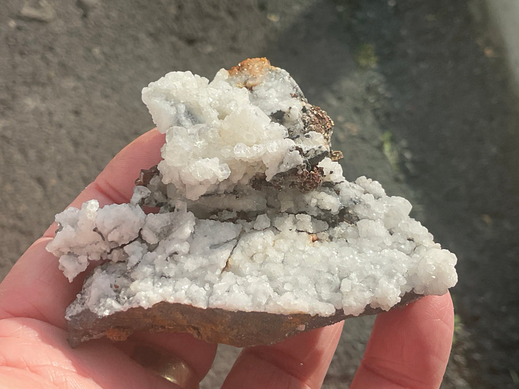 134g Calcite with Chalcopyrite Specimen A from Hunan, China