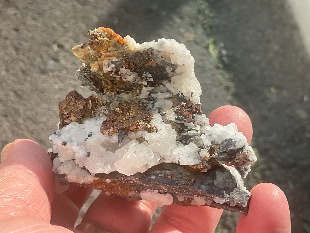 134g Calcite with Chalcopyrite Specimen A from Hunan, China