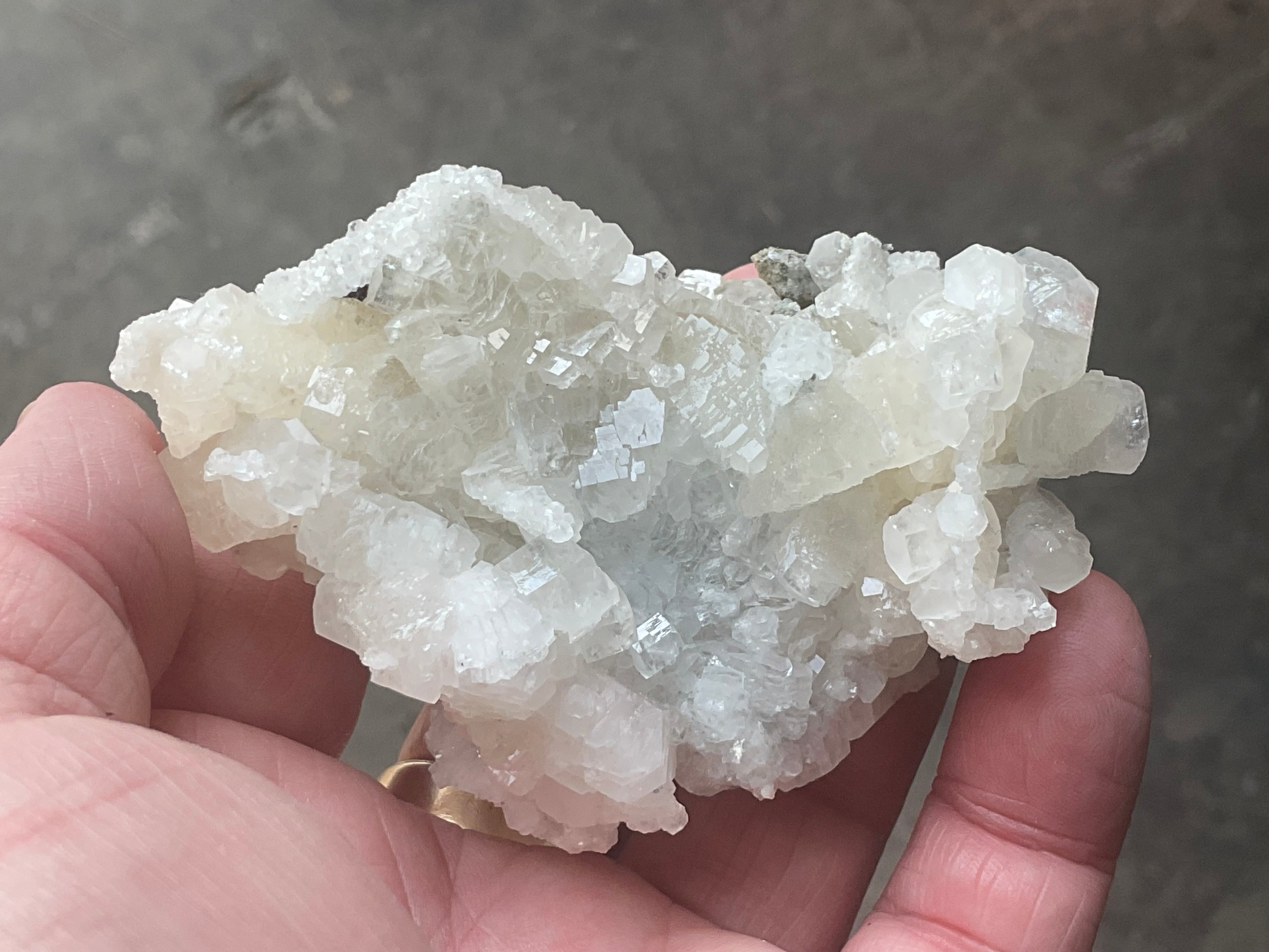 140g Calcite with Chalcopyrite Specimen B from Hunan, China