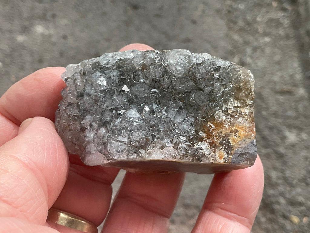 111g Amethyst Stalactite Polished Slice