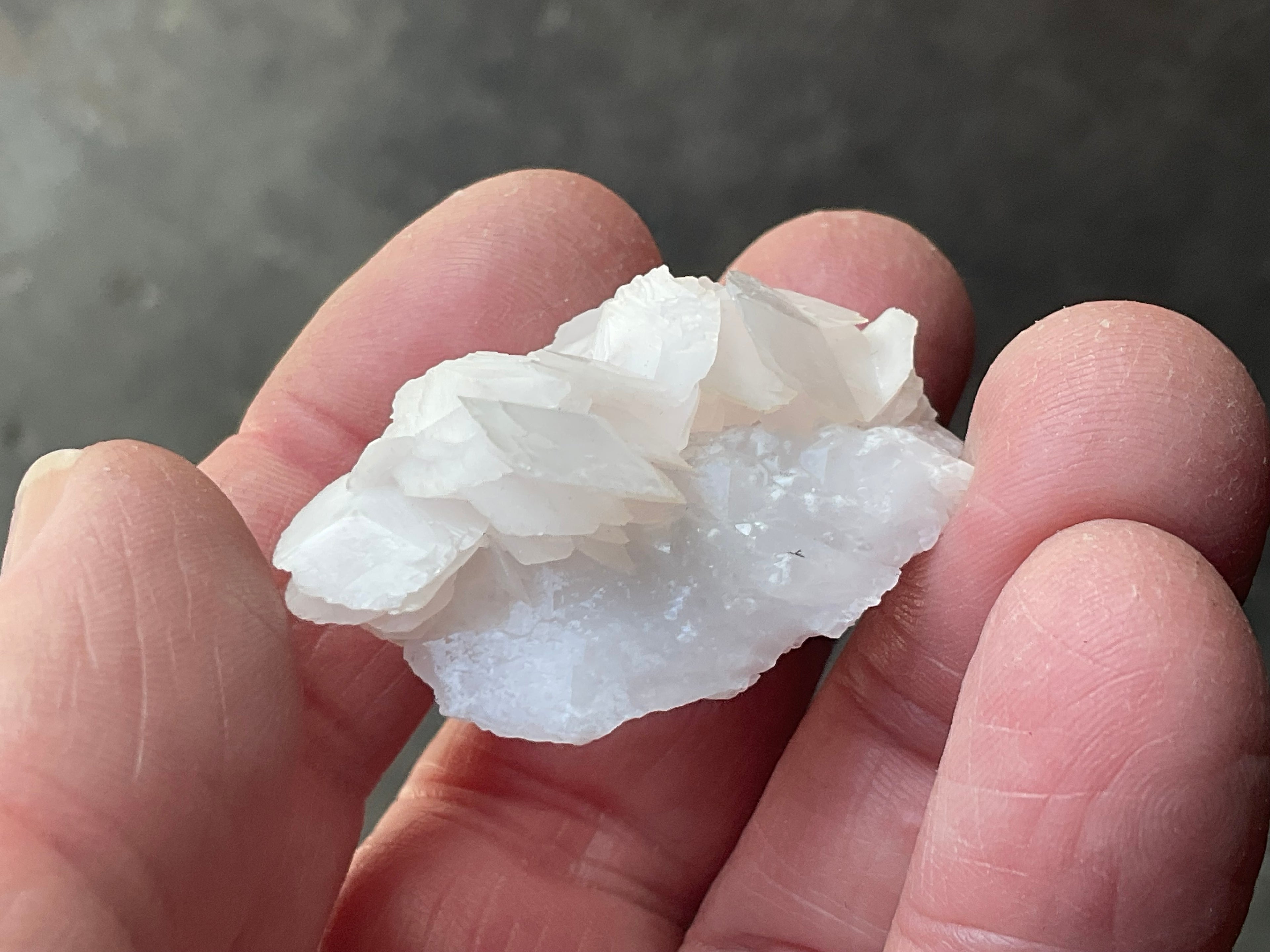 18g Subtle Pink Calcite Specimen from Fujian, China