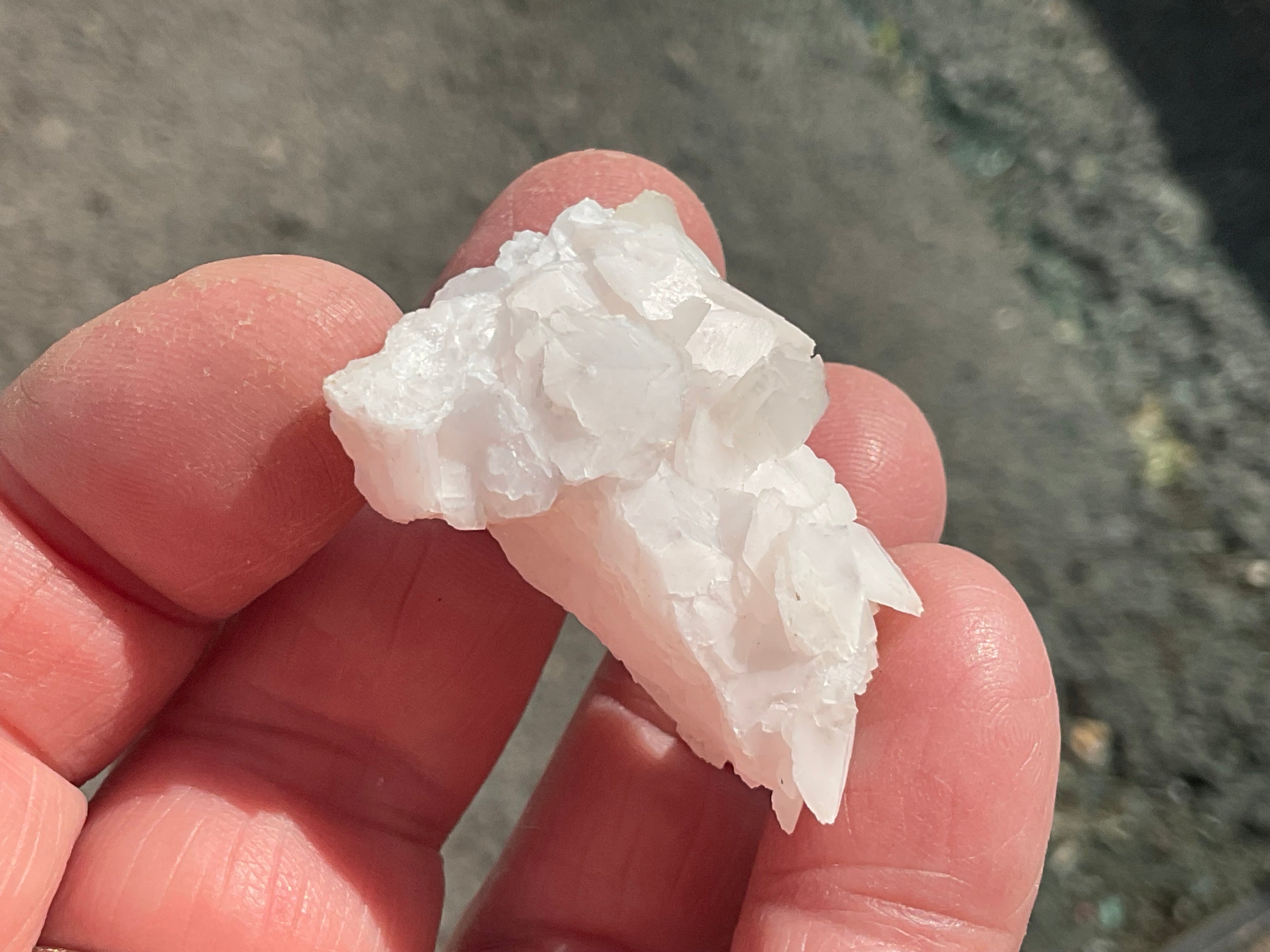 18g Subtle Pink Calcite Specimen from Fujian, China