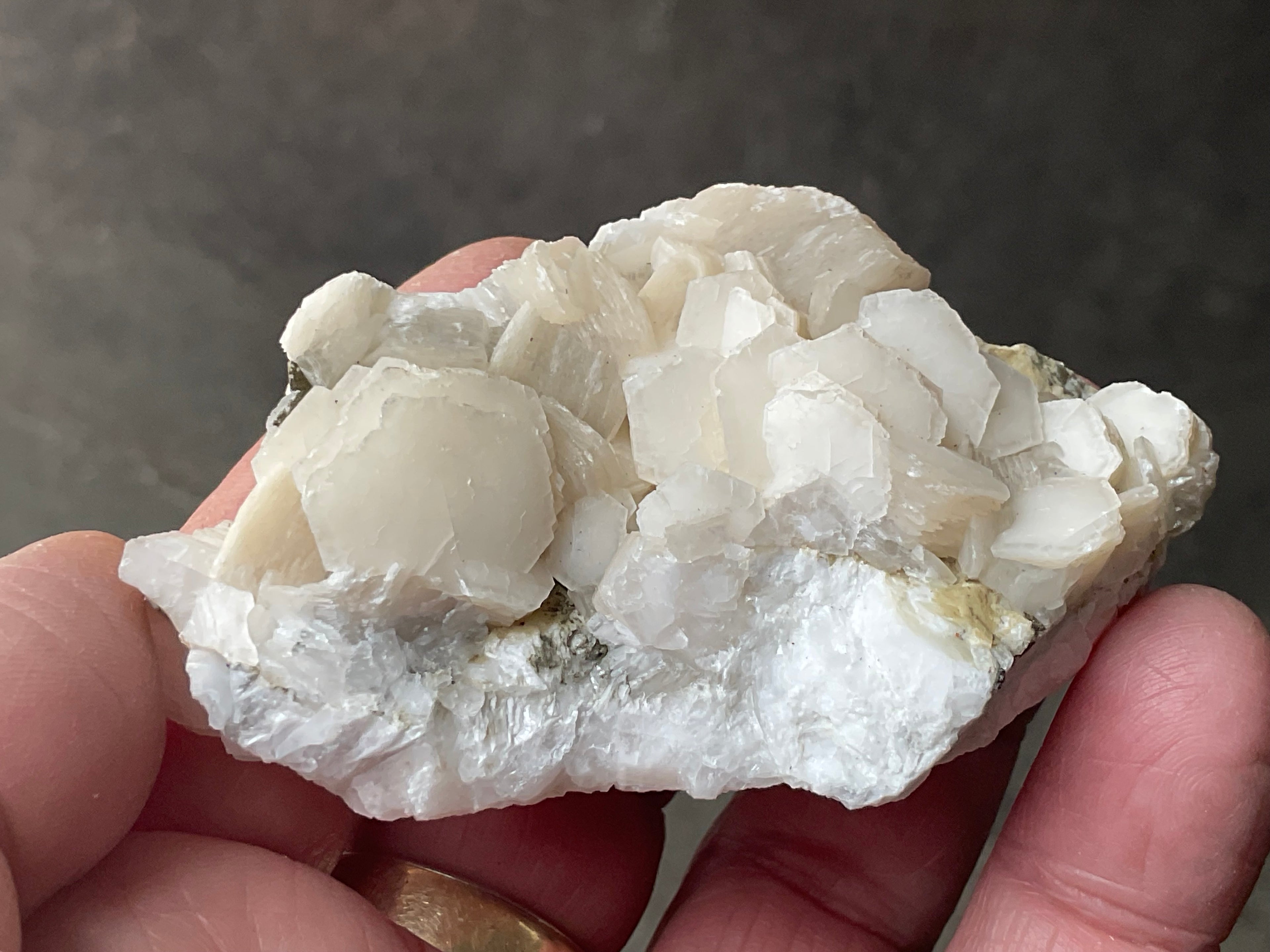 92g Stacked Hexagonal Calcite Specimen 1B from Hunan, China