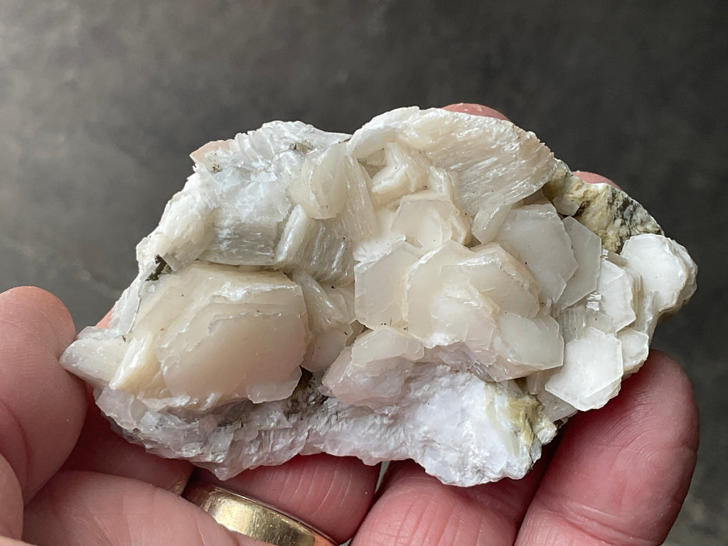 92g Stacked Hexagonal Calcite Specimen 1B from Hunan, China