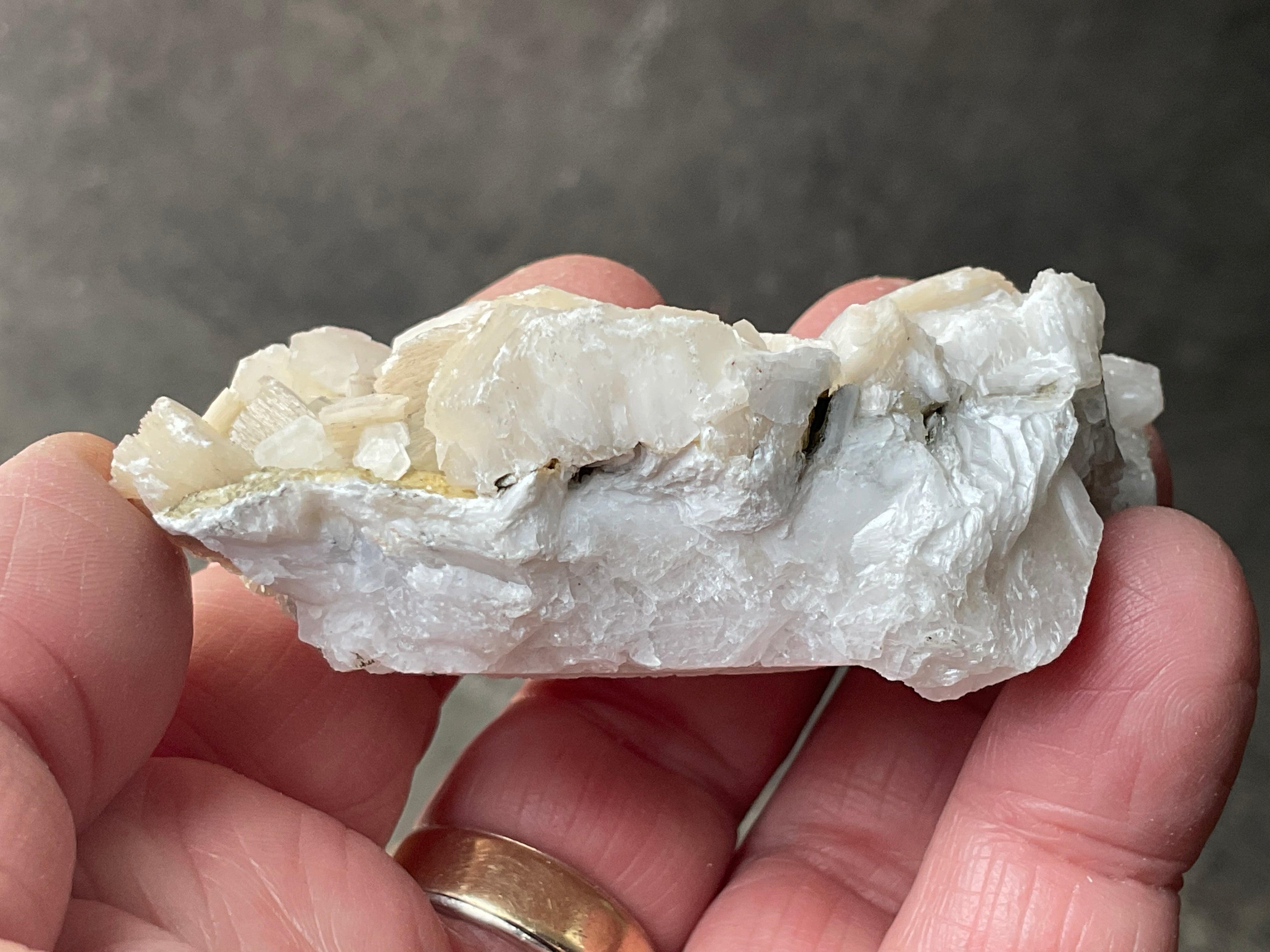 92g Stacked Hexagonal Calcite Specimen 1B from Hunan, China