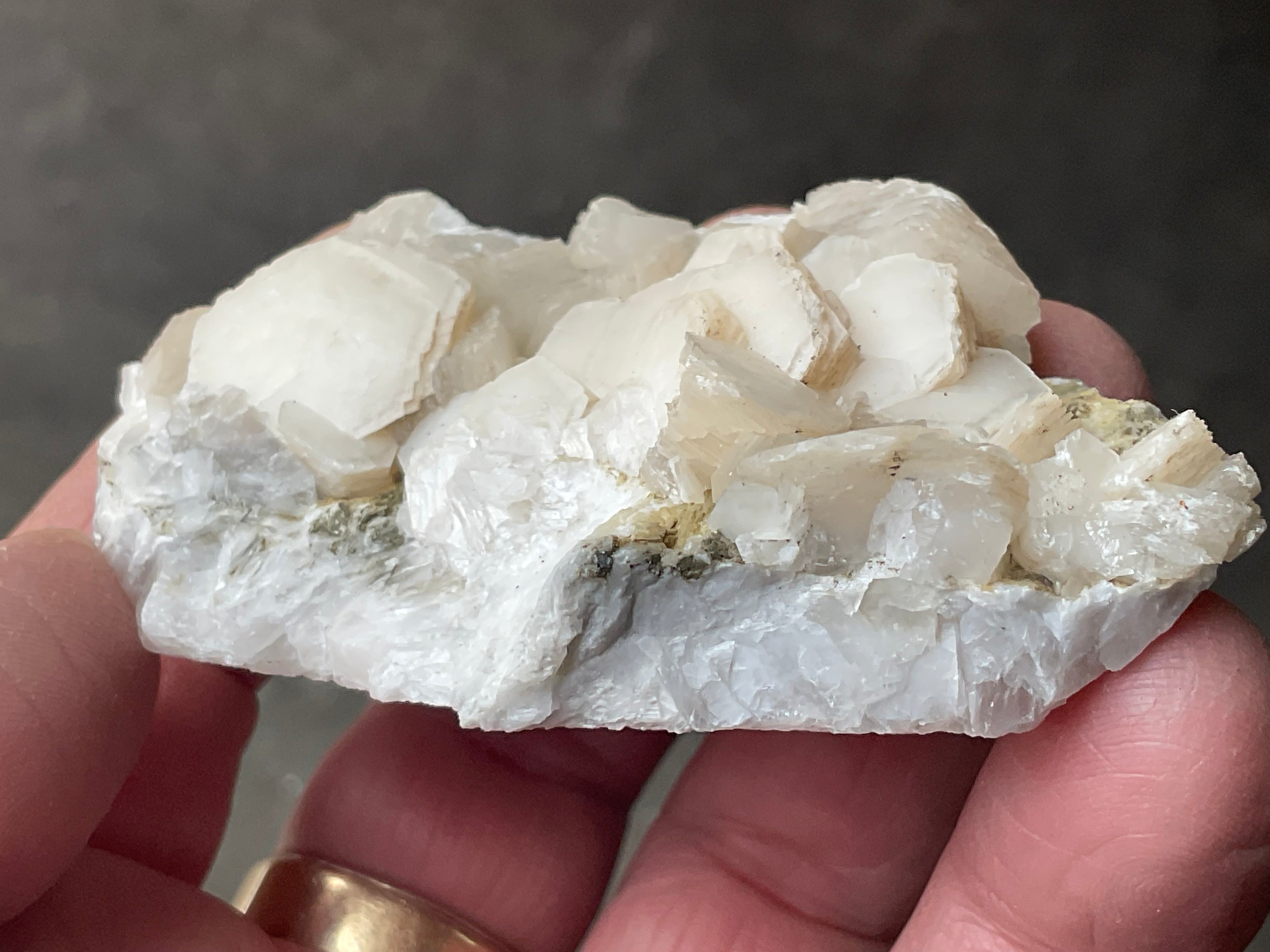 92g Stacked Hexagonal Calcite Specimen 1B from Hunan, China