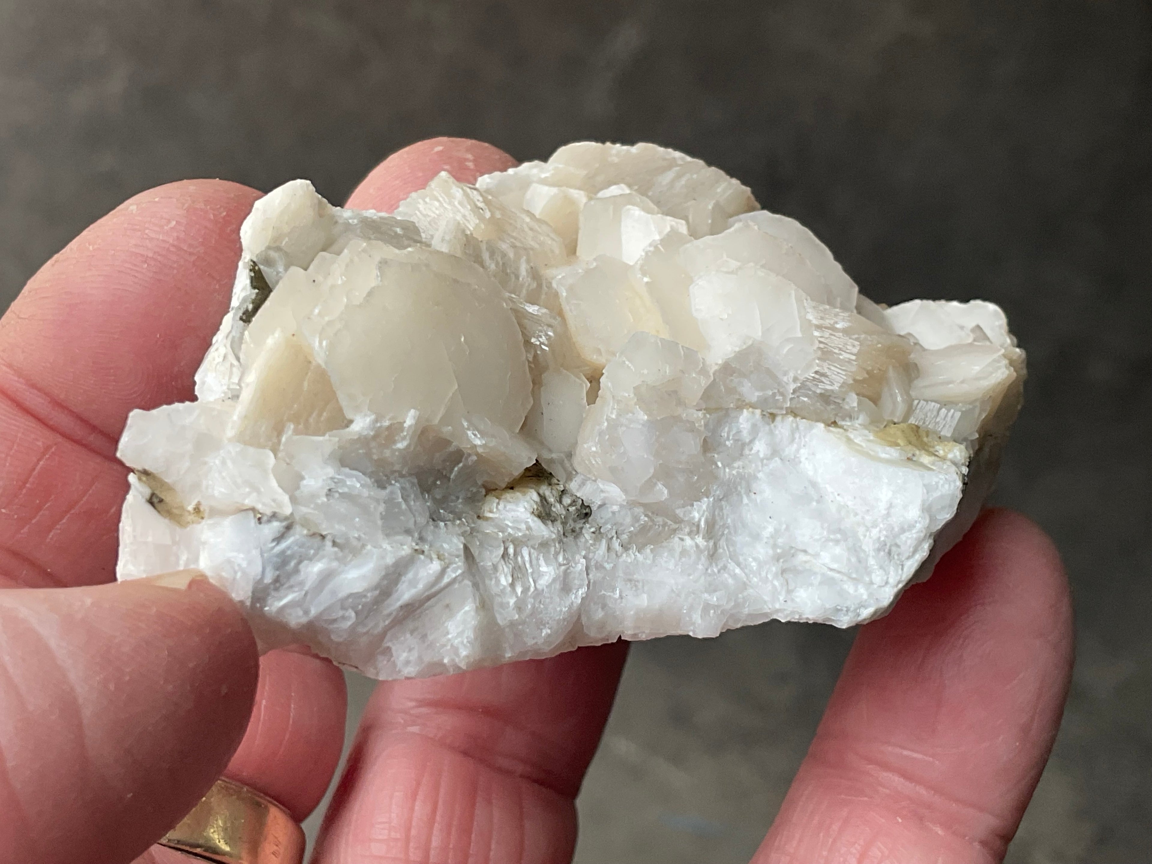 92g Stacked Hexagonal Calcite Specimen 1B from Hunan, China