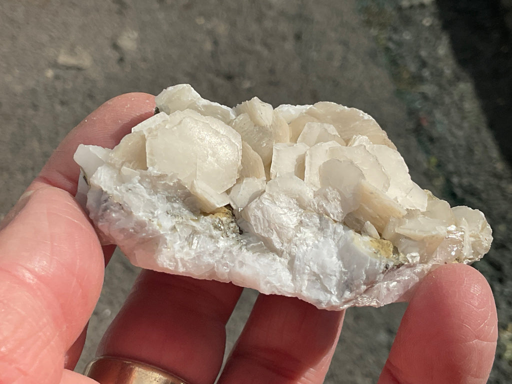 92g Stacked Hexagonal Calcite Specimen 1B from Hunan, China