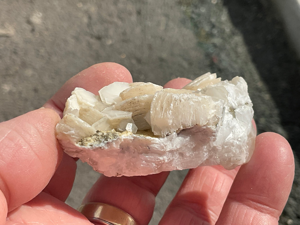 92g Stacked Hexagonal Calcite Specimen 1B from Hunan, China