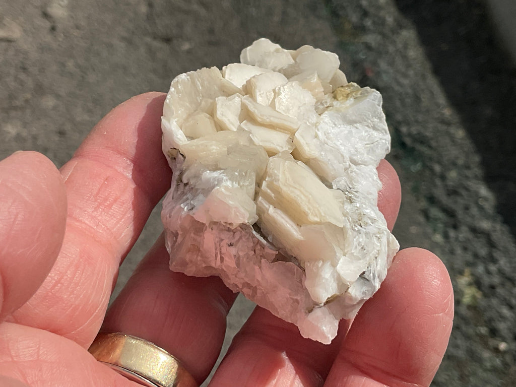 92g Stacked Hexagonal Calcite Specimen 1B from Hunan, China