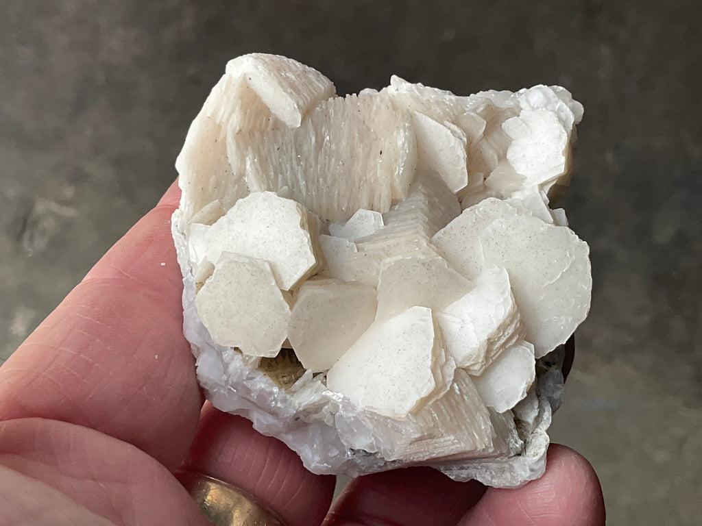 110g Stacked Hexagonal Calcite Specimen 2A from Hunan, China