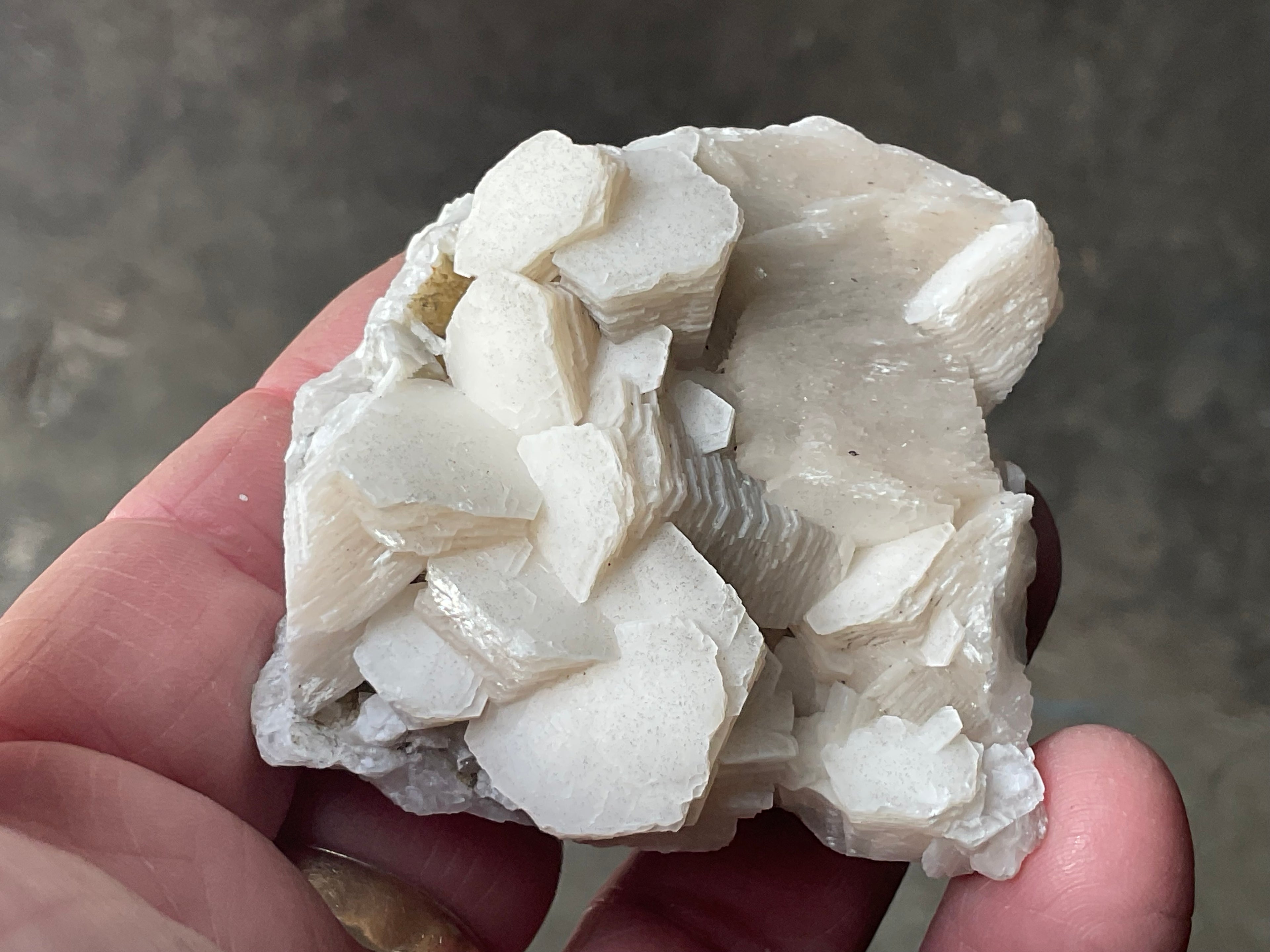 110g Stacked Hexagonal Calcite Specimen 2A from Hunan, China