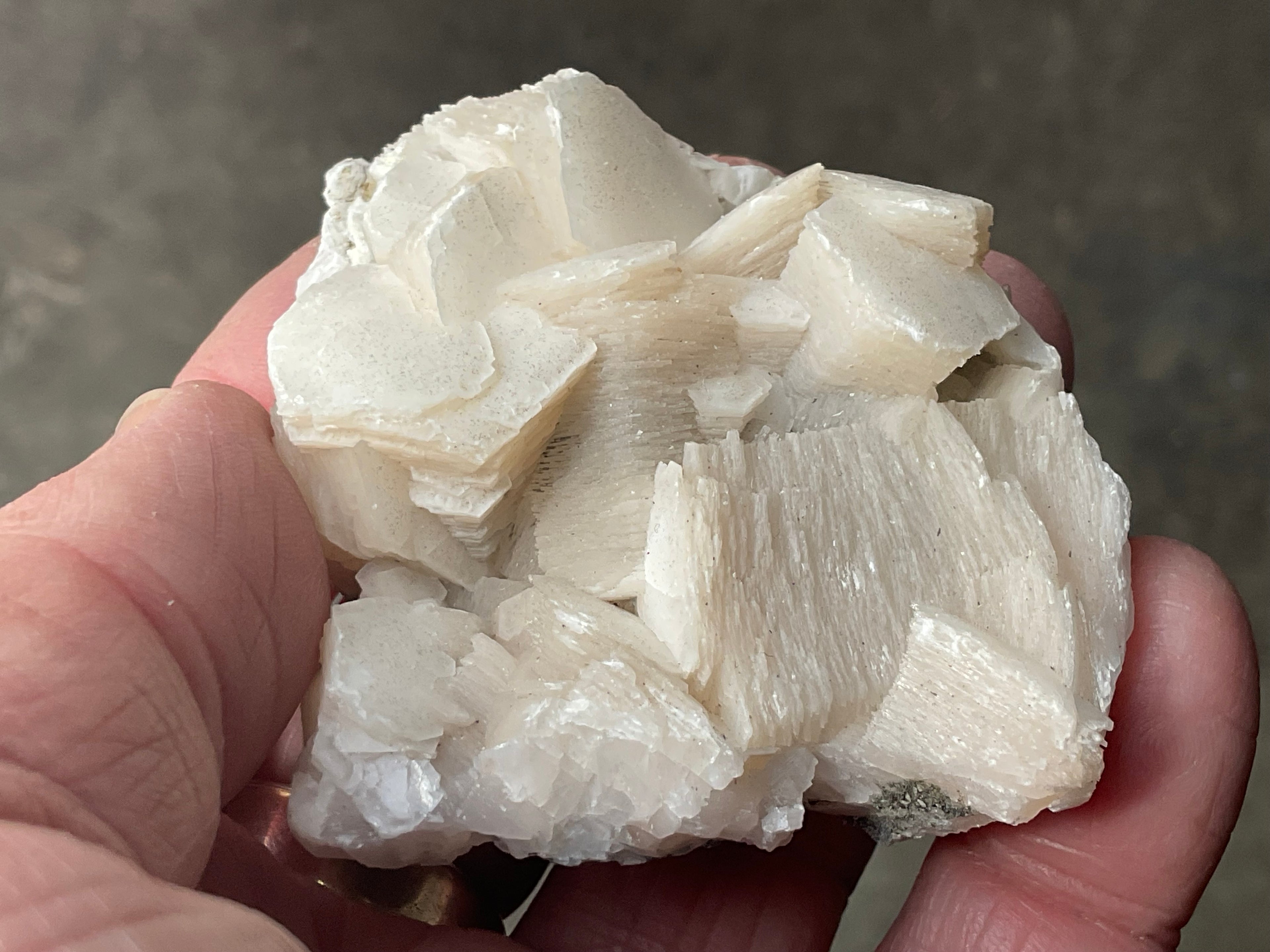 110g Stacked Hexagonal Calcite Specimen 2A from Hunan, China