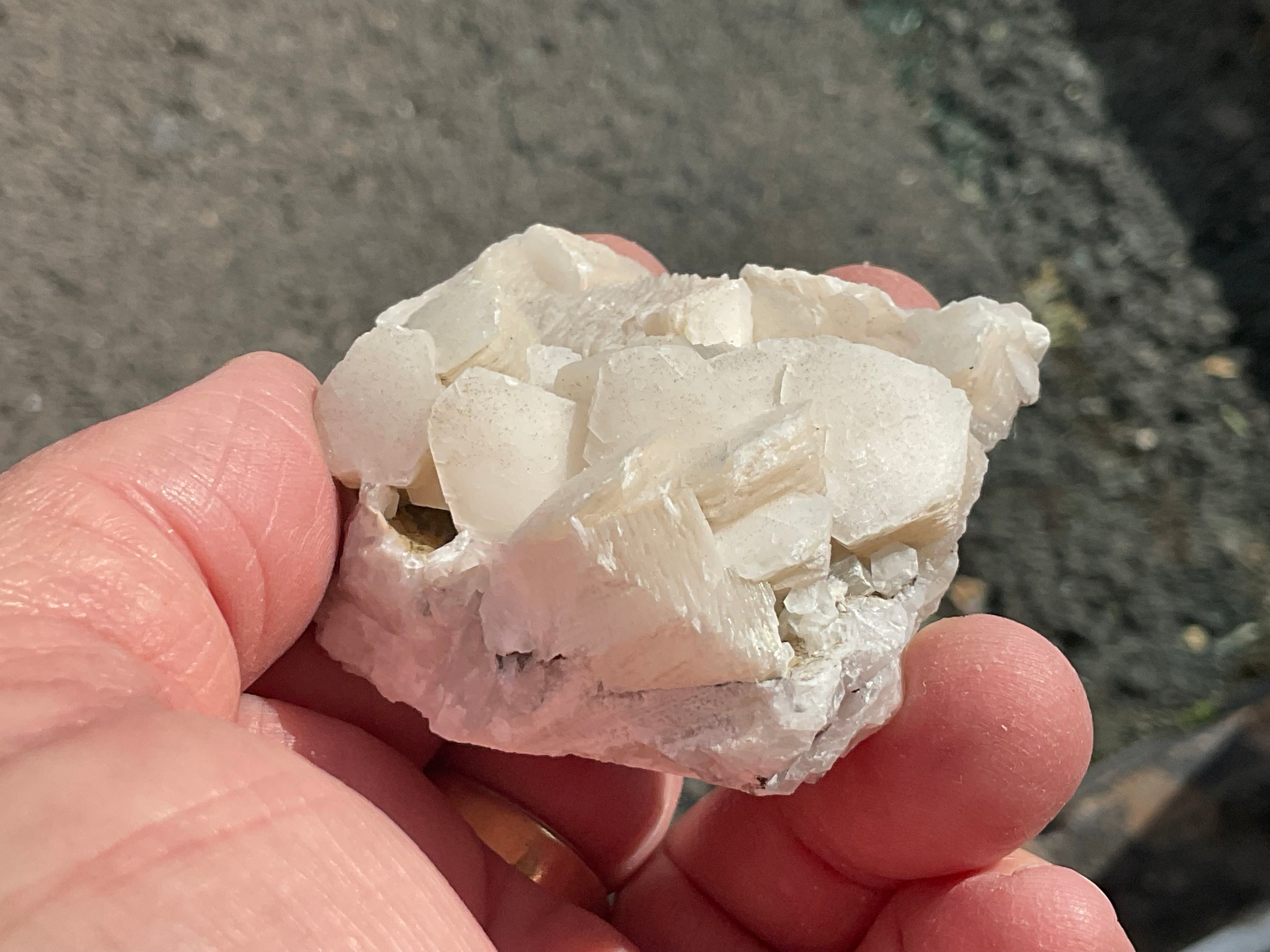 110g Stacked Hexagonal Calcite Specimen 2A from Hunan, China